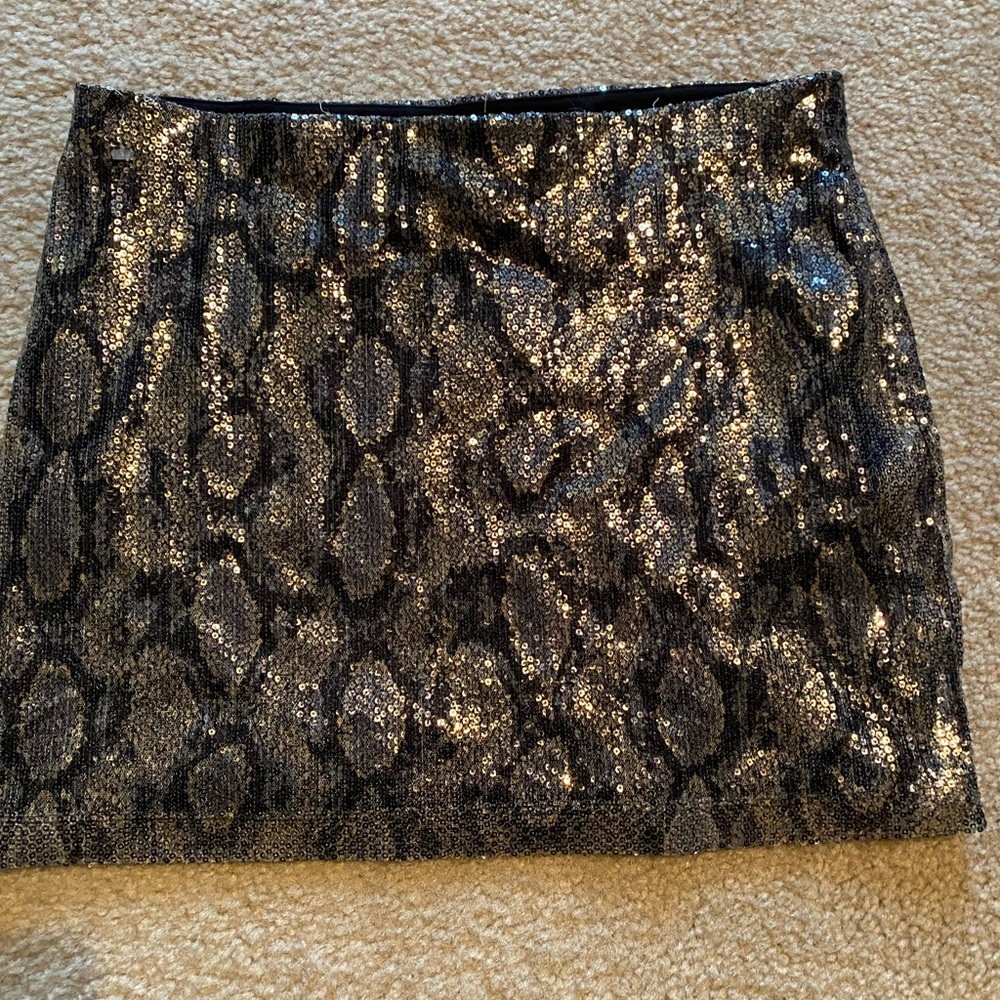 Express Sequin Skirt